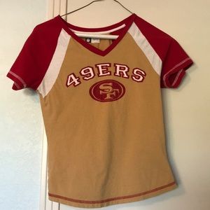 49er v cut t shirt